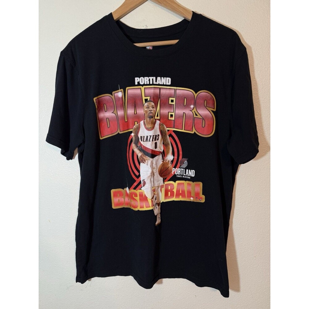 NBA Portland Trail Blazers Damian Lillard T Shirt - Size Large